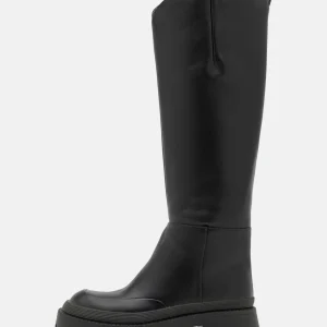 NA-KD Wide Rounded Shaft Boots – Bottes – Black 10