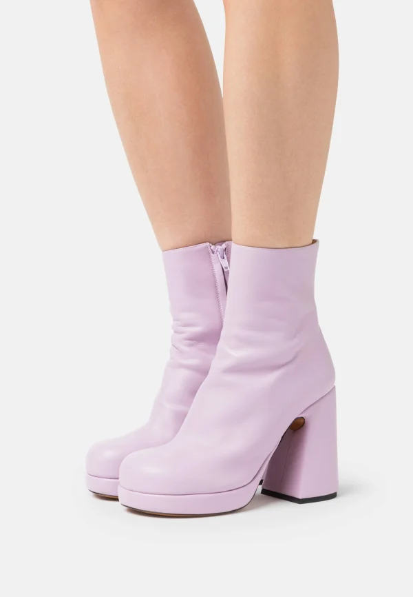 PROENZA SCHOULER Forma Platform Boots – Bottines À Plateau – Light/Pastel Purple 1
