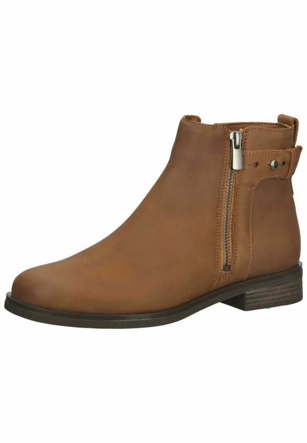 Clarks Boots À Talons – Dark Tan Lea 4