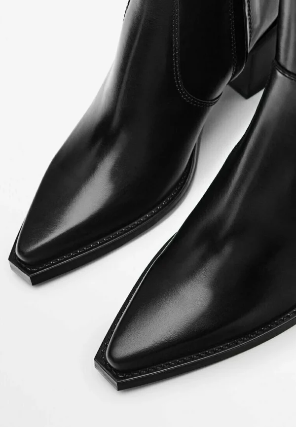 Massimo Dutti Boots À Talons – Black 5