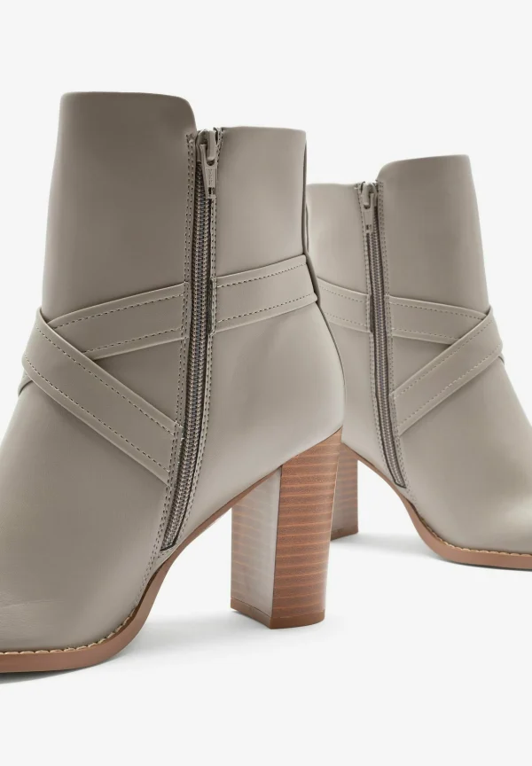 Next Forever Comfort Buckle Detail Standard – Boots À Talons – Grey 6