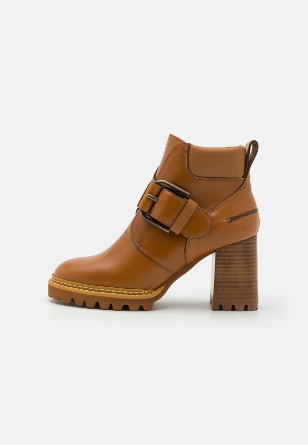 See By Chloé Willow Buckle – Boots À Talons – Light/Pastel Brown 3