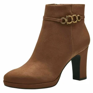 Tamaris Boots À Talons – Cognac 13