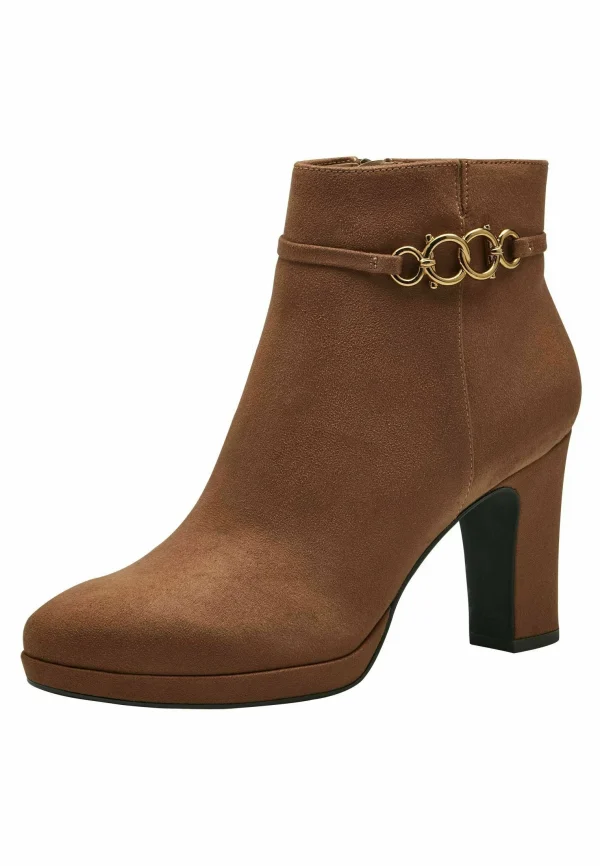 Tamaris Boots À Talons – Cognac 4