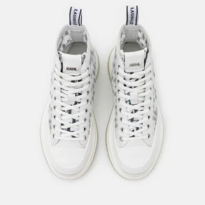KARL LAGERFELD Luna Monogram – Boots À Talons – White 17