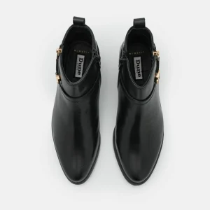 Dune London Wide Fit Pap – Boots À Talons – Black 18