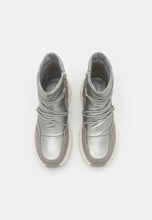 Anna Field Boots À Talons – Gunmetal 7