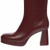 PULL & BEAR Boots À Talons – Dark Red 22