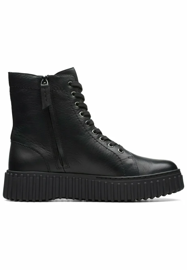 Clarks Boots À Talons – Black Leather 8