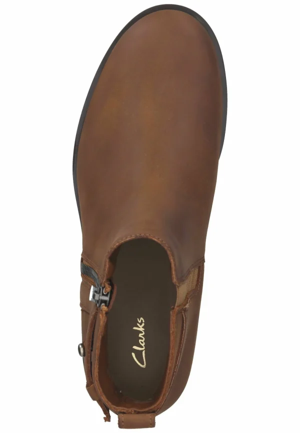 Clarks Boots À Talons – Dark Tan Lea 3