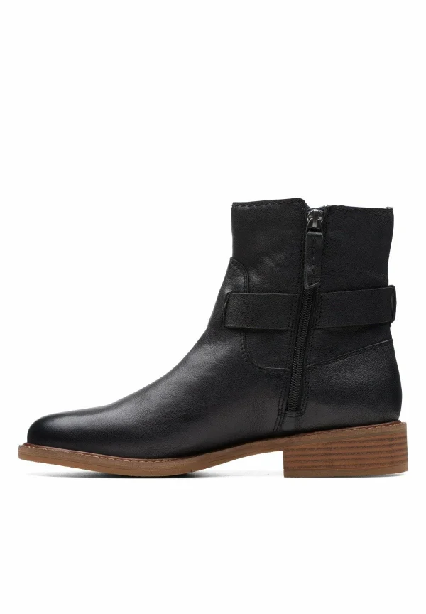Clarks Cologne Strap – Boots À Talons – Black Leather 1