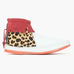 Minnetonka Boots À Talons – White 15
