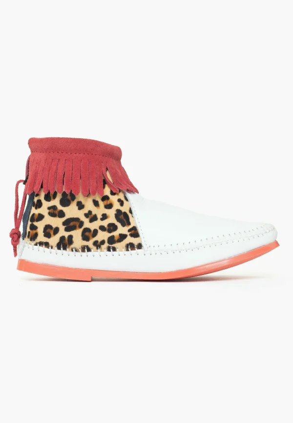 Minnetonka Boots À Talons – White 6