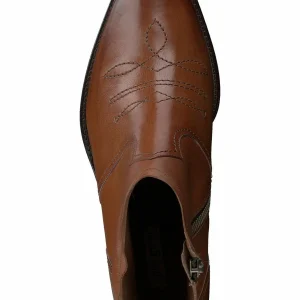 Paul Green Boots À Talons – Star Calf Cognac 13