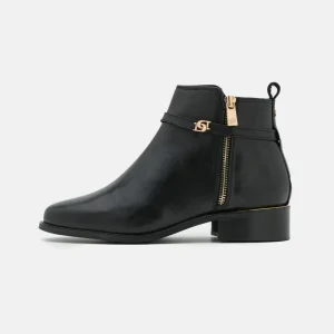 Dune London Wide Fit Pap – Boots À Talons – Black 10
