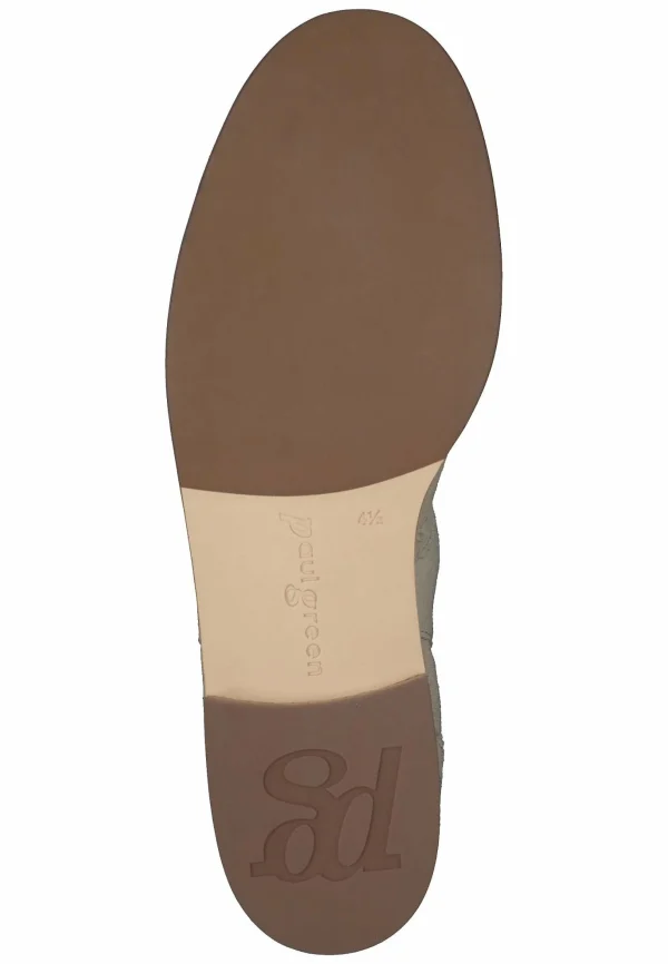 Paul Green Boots À Talons – Soft Suede Biscuit 6
