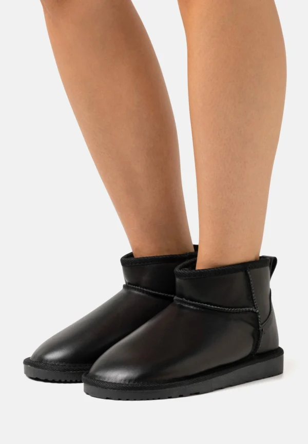 Even&Odd Leather – Boots À Talons – Black 1