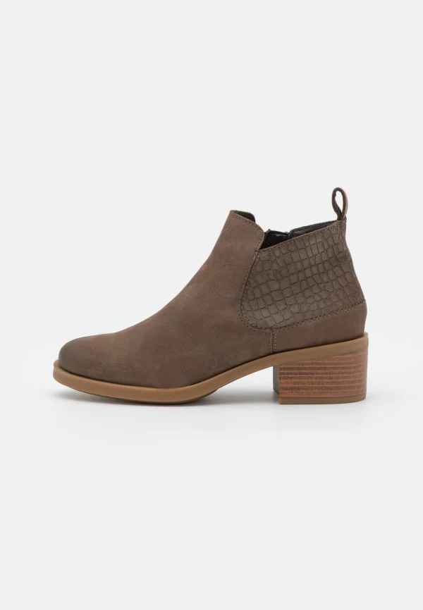 Clarks Memi Zip – Boots À Talons – Taupe 3