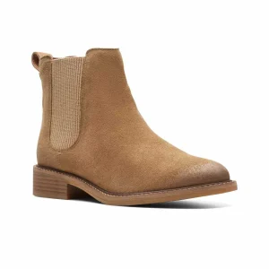 Clarks Cologne Arlo2 – Boots À Talons – Dark Sand Suede 15
