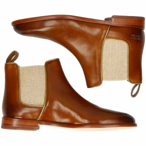 MELVIN & HAMILTON Susan 70 Vegas Lion Binding Metallic – Boots À Talons – Hellbraun 12