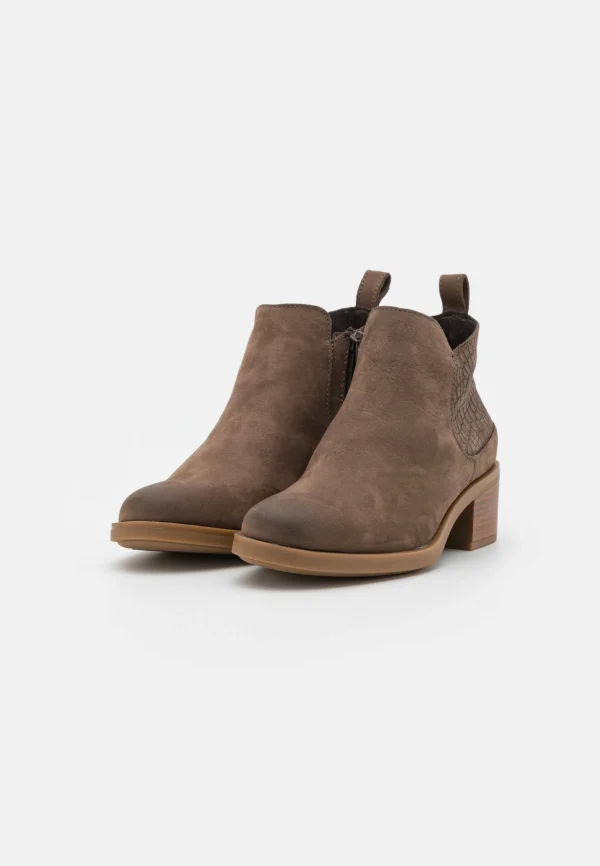 Clarks Memi Zip – Boots À Talons – Taupe 4