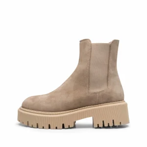 LAST STUDIO Lilith Vison – Boots À Talons – Taupe 8