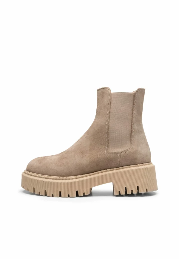 LAST STUDIO Lilith Vison – Boots À Talons – Taupe 3