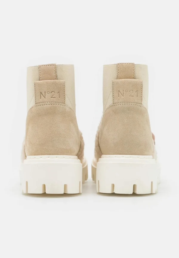 N°21 Boots – Bottines À Plateau – Light Grey 5