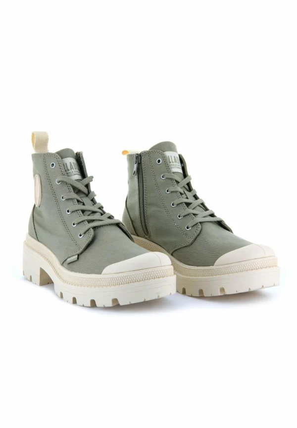Palladium Vegan Pallabase – Boots À Talons – Dune 7