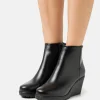 Anna Field Leather Winter Boot – Boots À Talons – Black 20