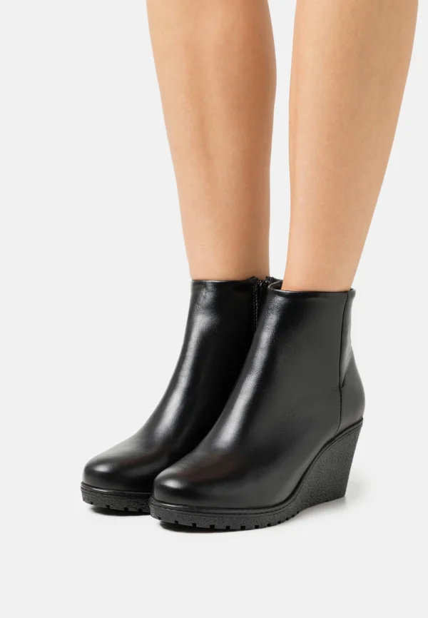 Anna Field Leather Winter Boot – Boots À Talons – Black 1