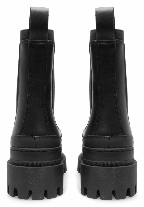 LAST STUDIO Heila – Boots À Talons – Black Leather 4
