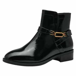 Tamaris Boots À Talons – Black Patent 13