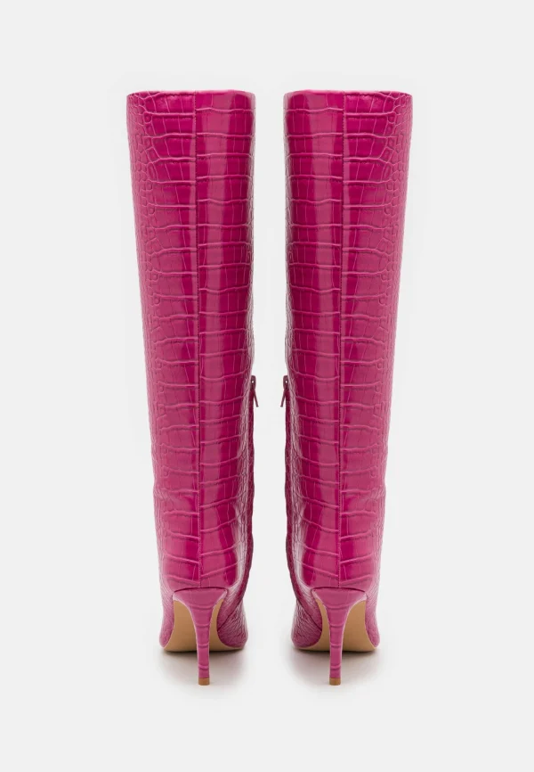 NA-KD Two Tone Boots – Bottes – Pink 5