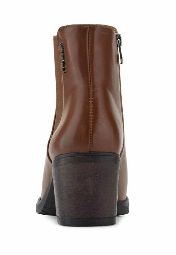 Tom Tailor Boots À Talons – Cognac 5