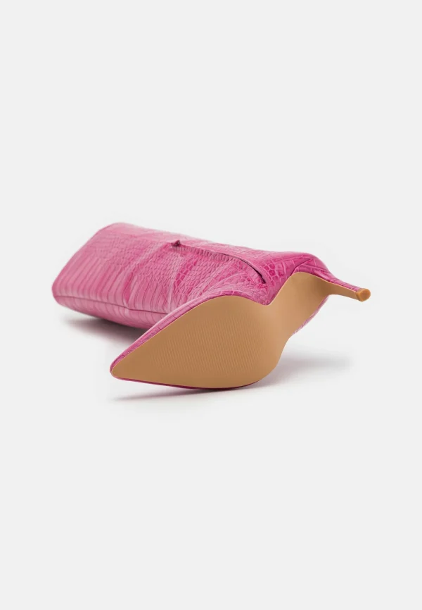 NA-KD Two Tone Boots – Bottes – Pink 6