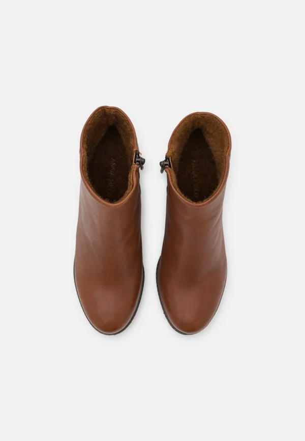 Anna Field Leather Winter Boot – Boots À Talons – Brown 7