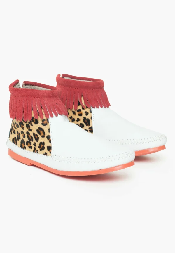 Minnetonka Boots À Talons – White 5
