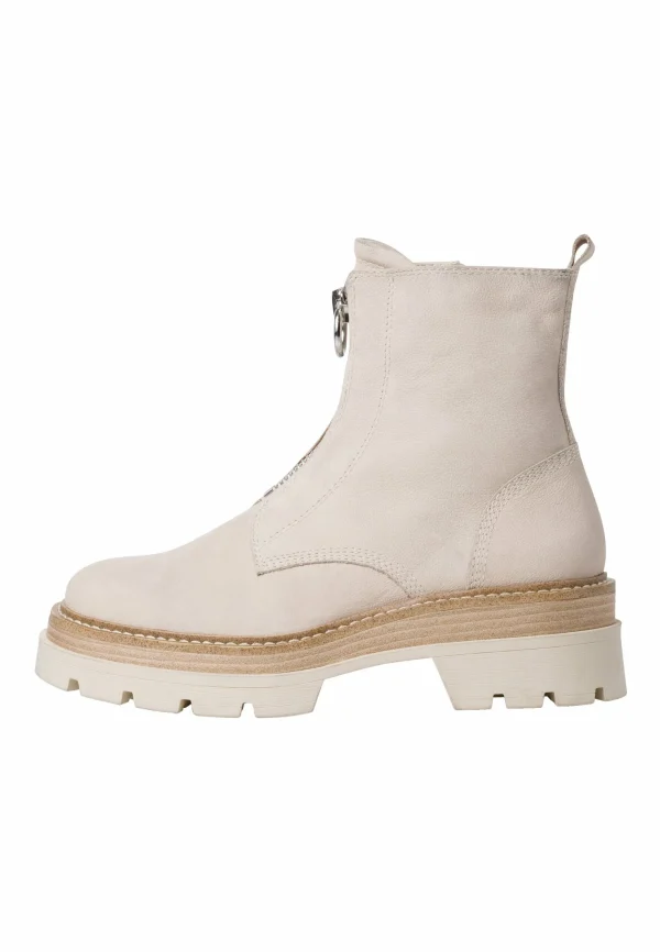 Tamaris Boots À Talons – Ivory Nubuc 3