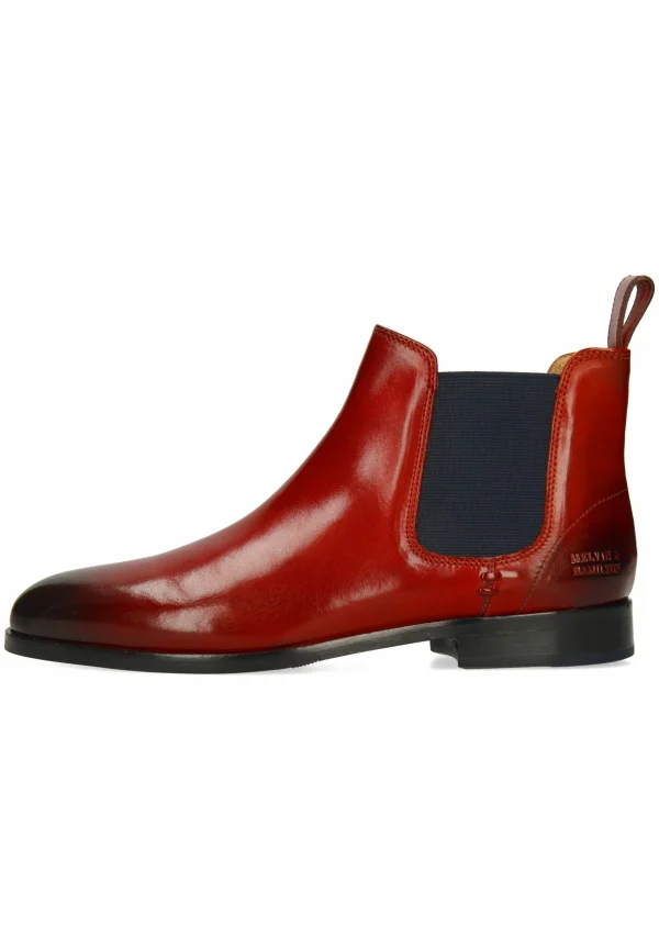 MELVIN & HAMILTON Susan Ruby Elastic – Boots À Talons – Rouge 1