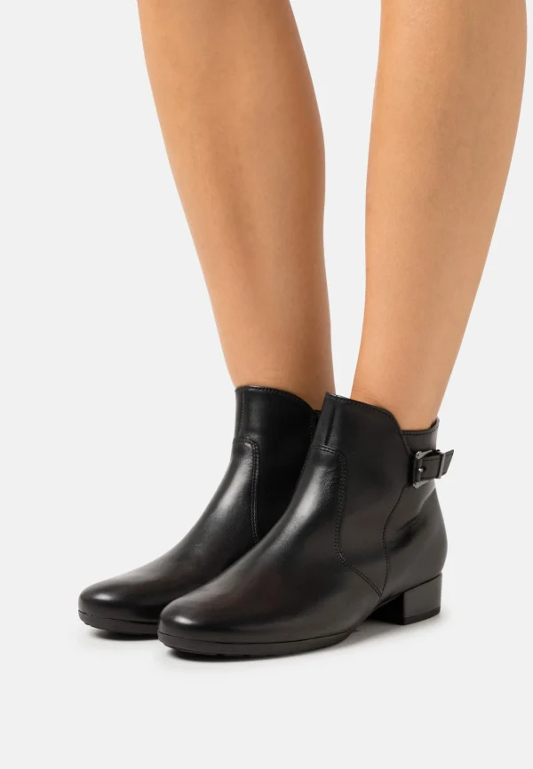 Gabor Comfort Boots À Talons – Schwarz 1