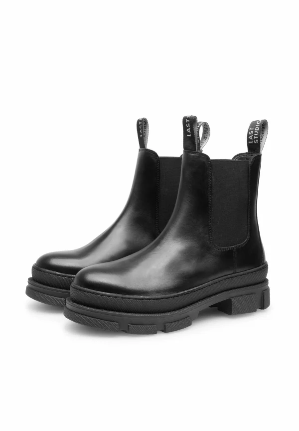LAST STUDIO Gerdine – Boots À Talons – Black Leather 3