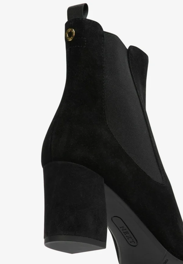 Next Boots À Talons – Black Suede 10