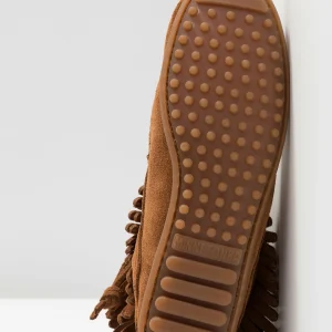 Minnetonka Double Fringe Side Zip – Boots À Talons – Brown 21