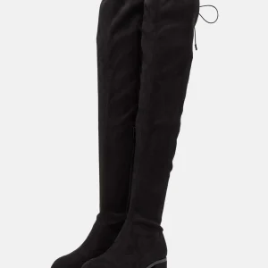 NA-KD Flat Boots – Cuissardes – Black 12