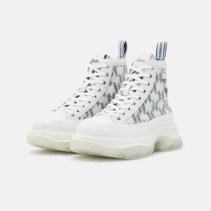 KARL LAGERFELD Luna Monogram – Boots À Talons – White 13