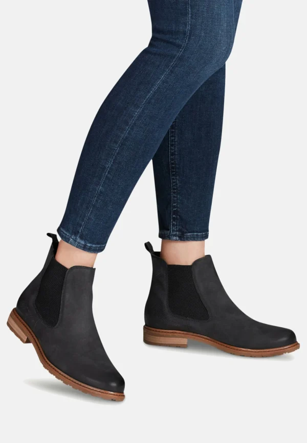 Tamaris Boots À Talons – Black Struct 1