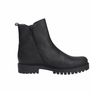 Gabor Boots À Talons – Schwarzflausch 20
