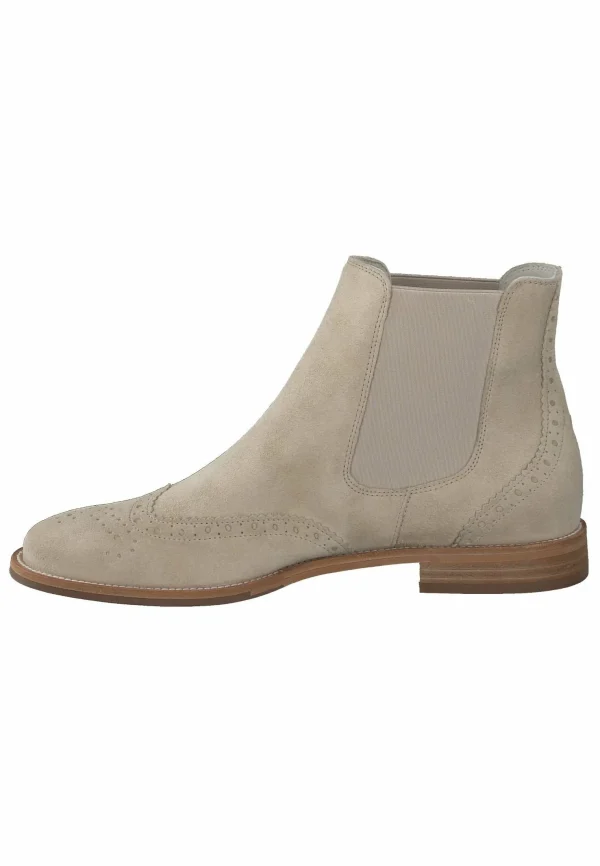 Paul Green Boots À Talons – Soft Suede Biscuit 1