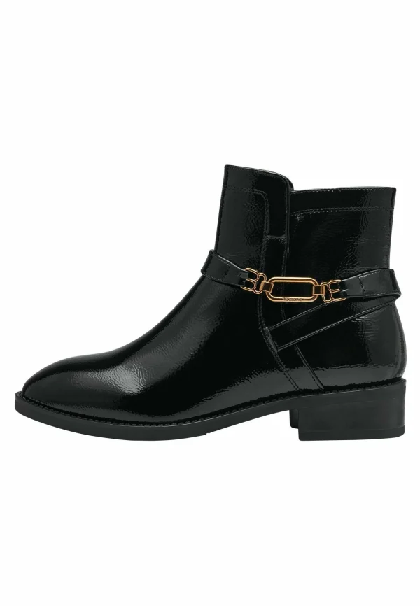 Tamaris Boots À Talons – Black Patent 3